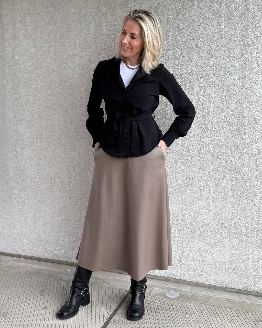 Triple Nine - Travel Blouse Charlot Zwart - 5949 - Peet kleding