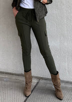 Triple Nine - Travel Broek Cargo Olijfgroen - 3001 Broek - Est Voilà