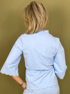 Triple Nine - Travel Blouse Chloé Lichtblauw - 5937 Blouse - Est Voilà