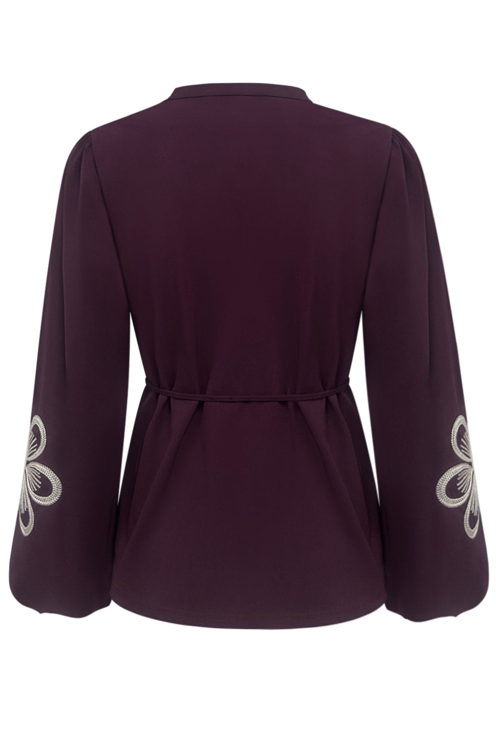 Travel Blouse Simone Aubergine - 5923