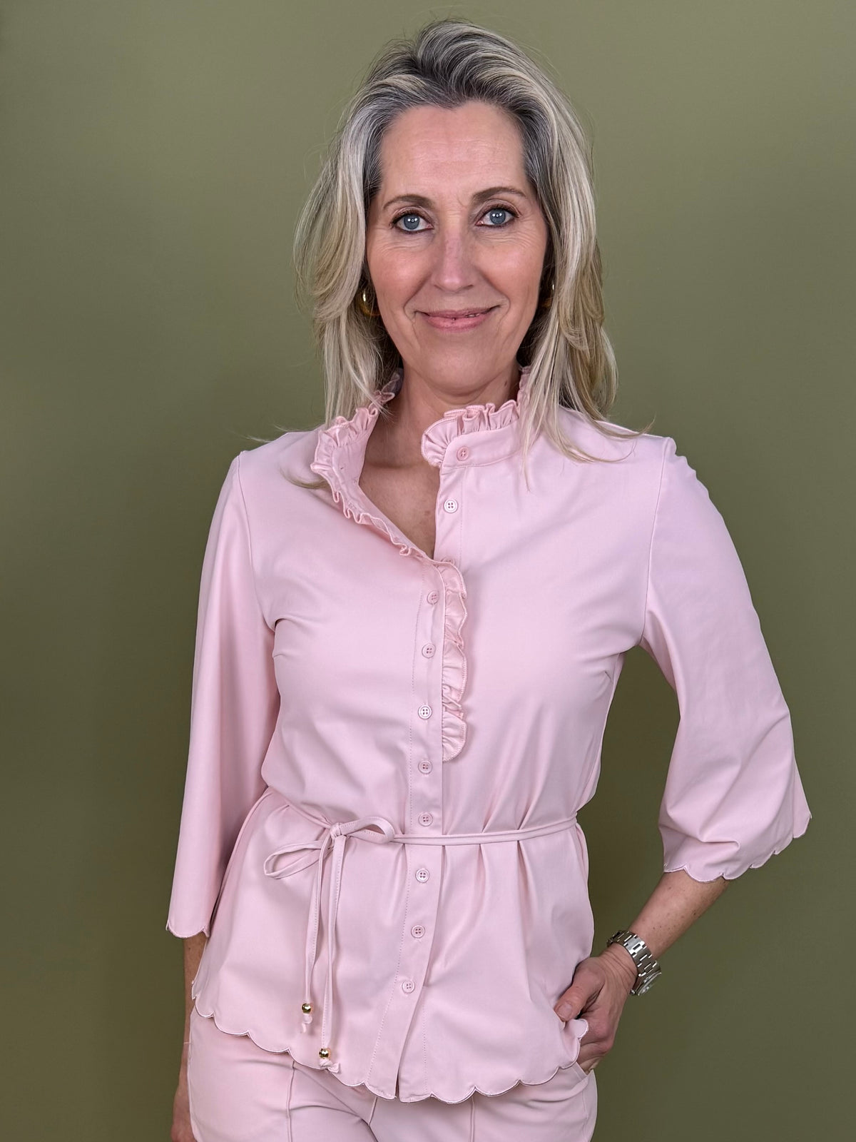 Triple Nine - Travel Blouse Chloé Poederroze - 5937 Blouse - Est Voilà