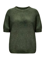 Triple Nine - Alpaca Top Levi Donkergroen Trui - Est Voilà