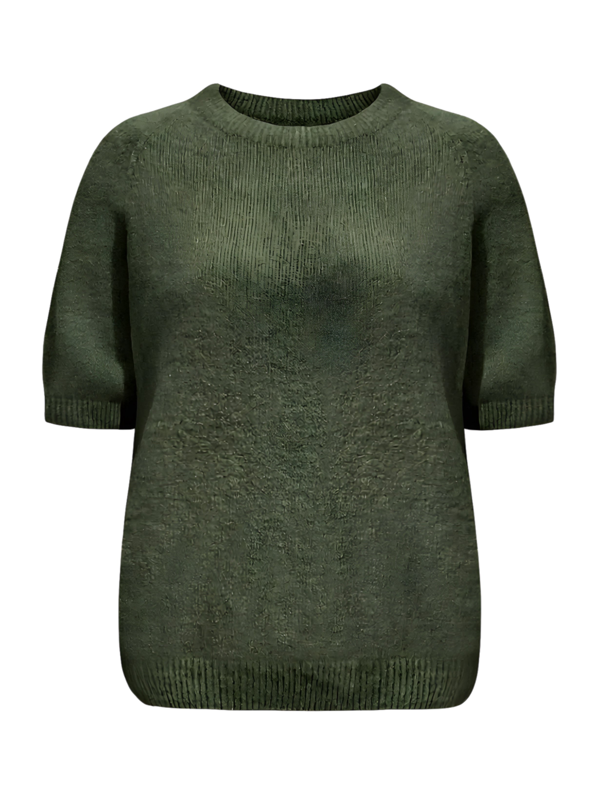 Triple Nine - Alpaca Top Levi Donkergroen Trui - Est Voilà