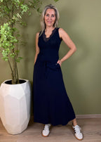 Triple Nine - Cashmere Top Sisi Navy - 9005 Top - Est Voilà