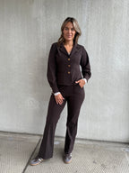 Travel Blazer Amelie Donkerbruin - 3904 Blazer - Est Voilà