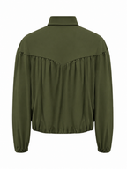 Triple Nine - Travel Blouse Sasha Olijfgroen - 5951 Blouse - Est Voilà