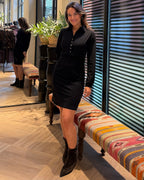 Triple Nine - Travel Jurk Marin Zwart - 51839 Jurk - Est Voilà