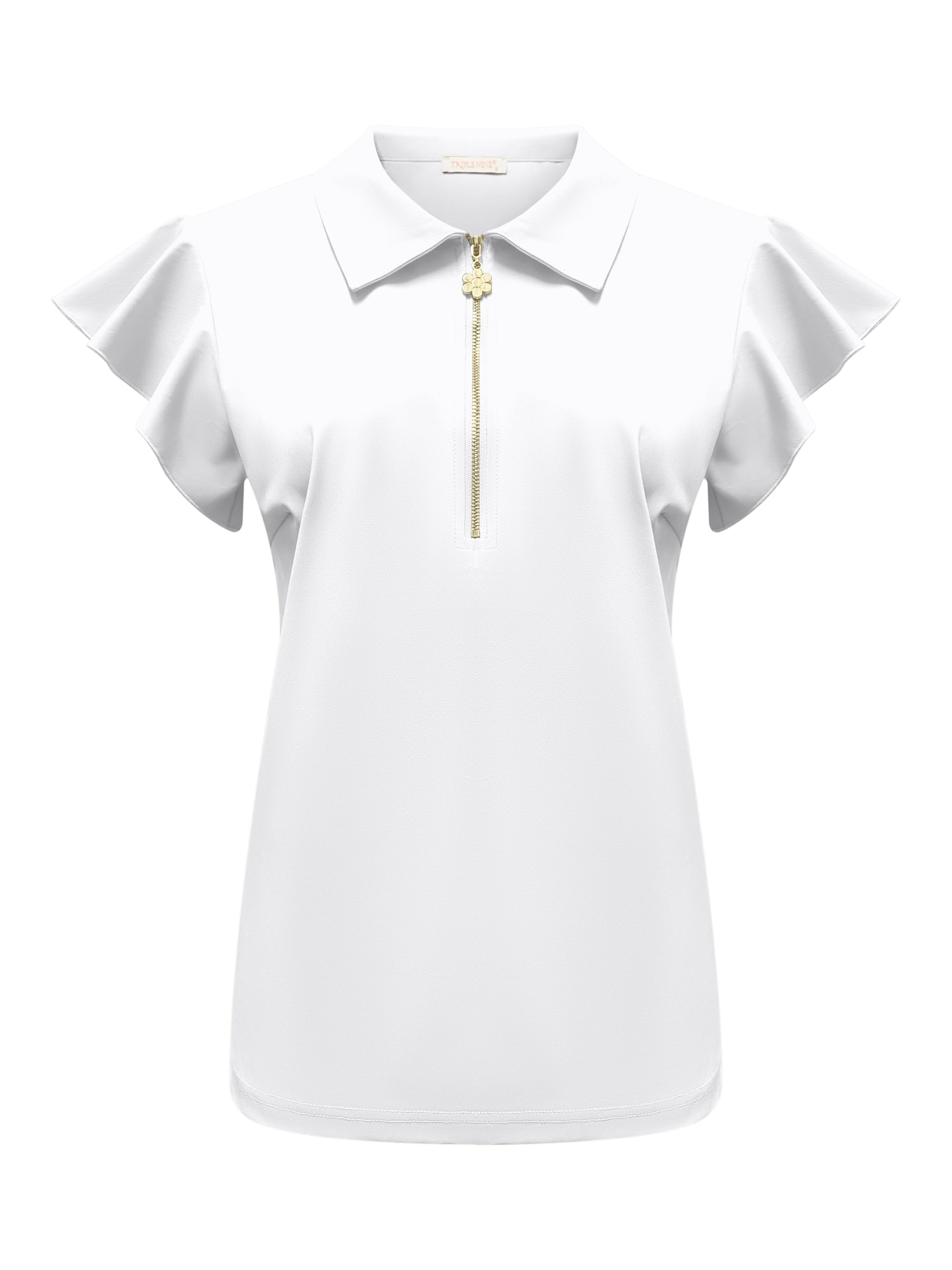 Triple Nine - Travel Top Fia Wit - 6937 top - Est Voilà