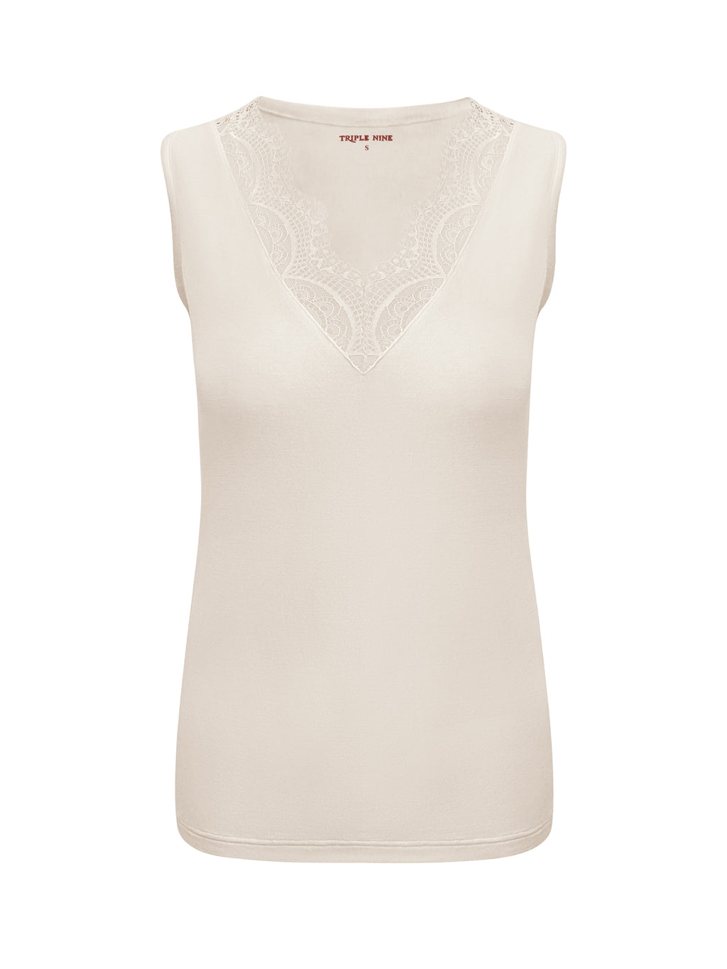 Triple Nine - Cashmere Top Sisi Beige - 9005 top - Est Voilà