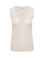 Triple Nine - Cashmere Top Sisi Beige - 9005 top - Est Voilà