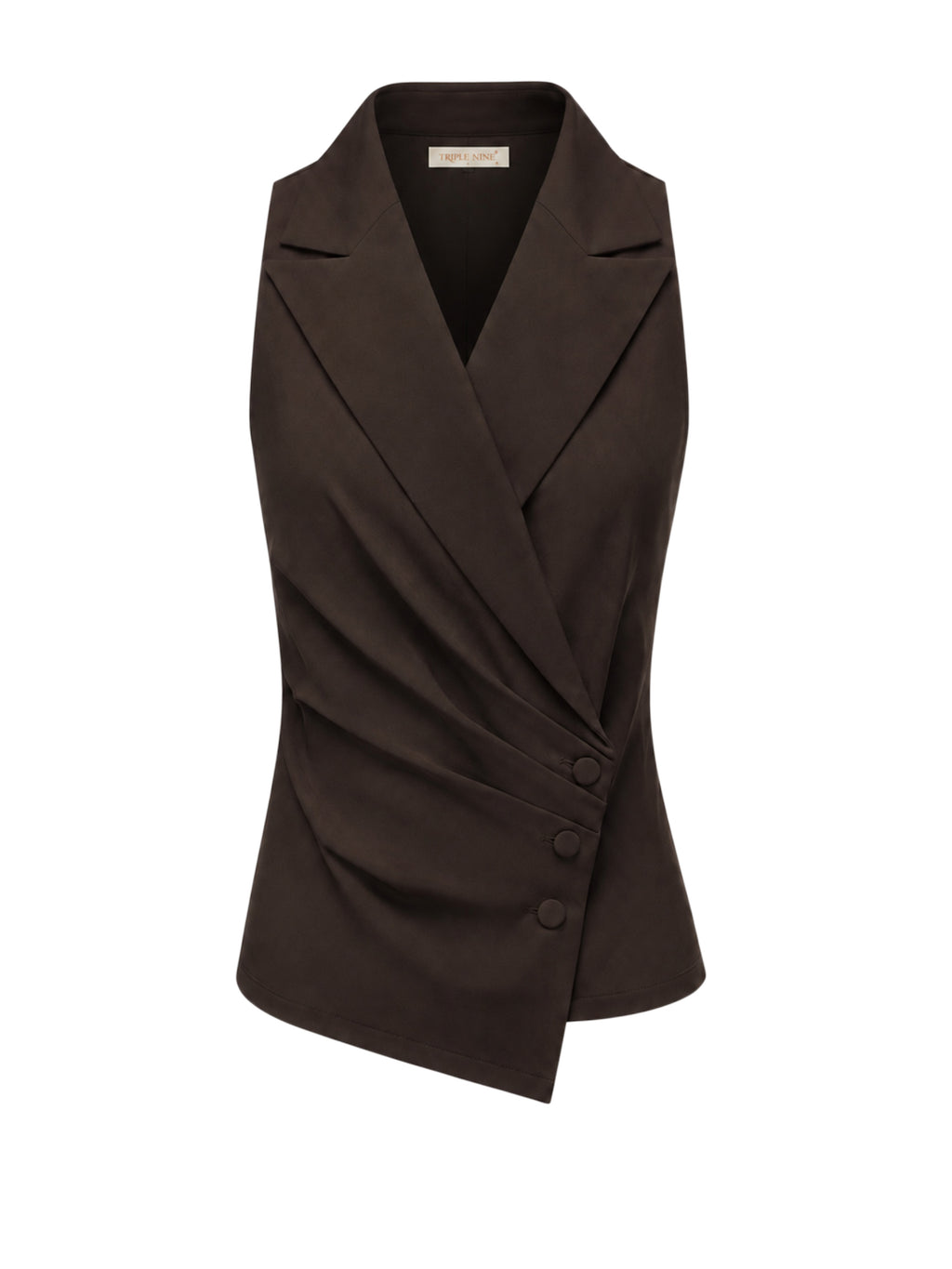 Triple Nine - Travel Gilet Maya Donkerbruin - 92417 Blazer - Est Voilà