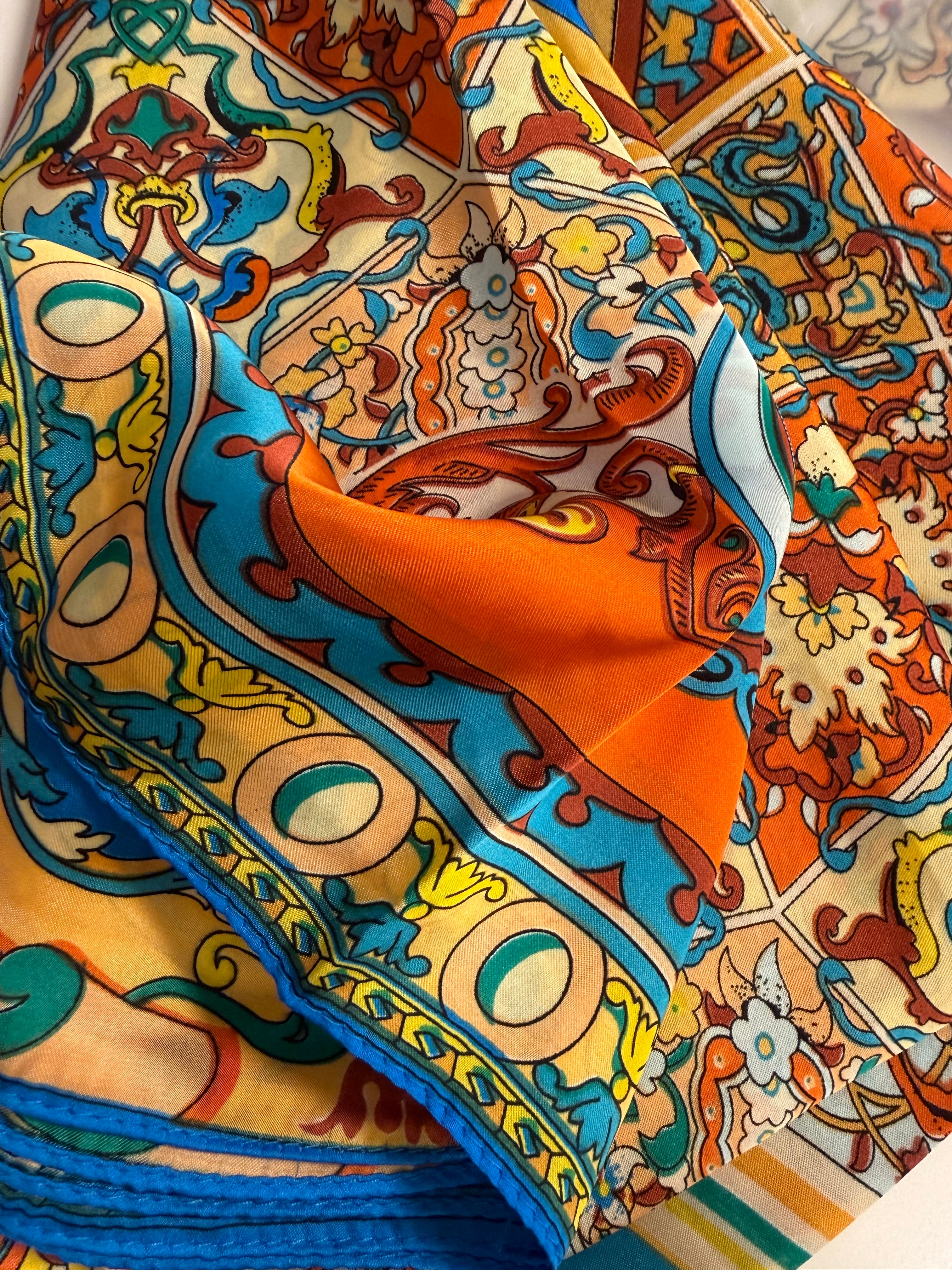 Est Voilà - Sjaal Cirque Multi Blauw Sjaals - Est Voilà