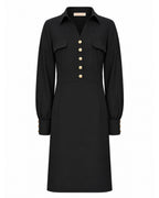 Triple Nine - Travel Jurk Melin Zwart - 51810 Jurk - Est Voilà