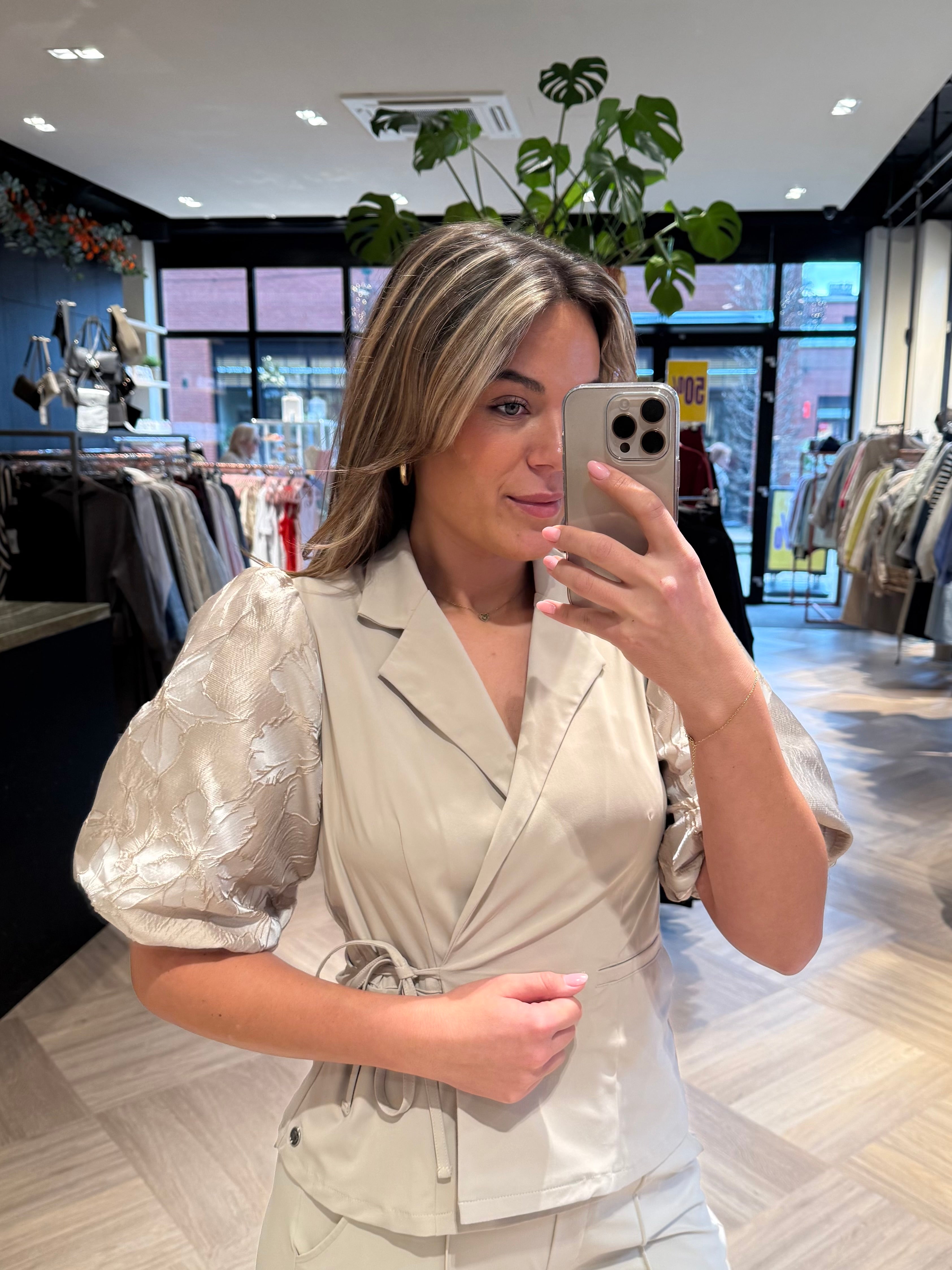 Triple Nine - Travel Blazer Léa Beige - 3910 Blazer - Est Voilà