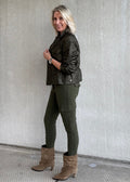Triple Nine - Travel Broek Cargo Olijfgroen - 3001 Broek - Est Voilà