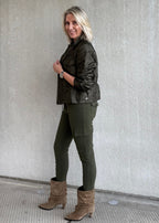 Triple Nine - Travel Broek Cargo Olijfgroen - 3001 Broek - Est Voilà