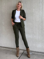 Triple Nine - Travel Blazer Francis Olijfgroen - 3101 Blazer - Est Voilà