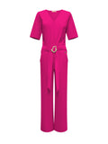 Triple Nine - Travel Jumpsuit Mila Fuchsia - 51908 Jumpsuit - Est Voilà