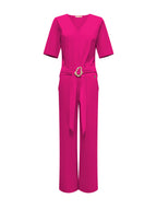 Triple Nine - Travel Jumpsuit Mila Fuchsia - 51908 Jumpsuit - Est Voilà