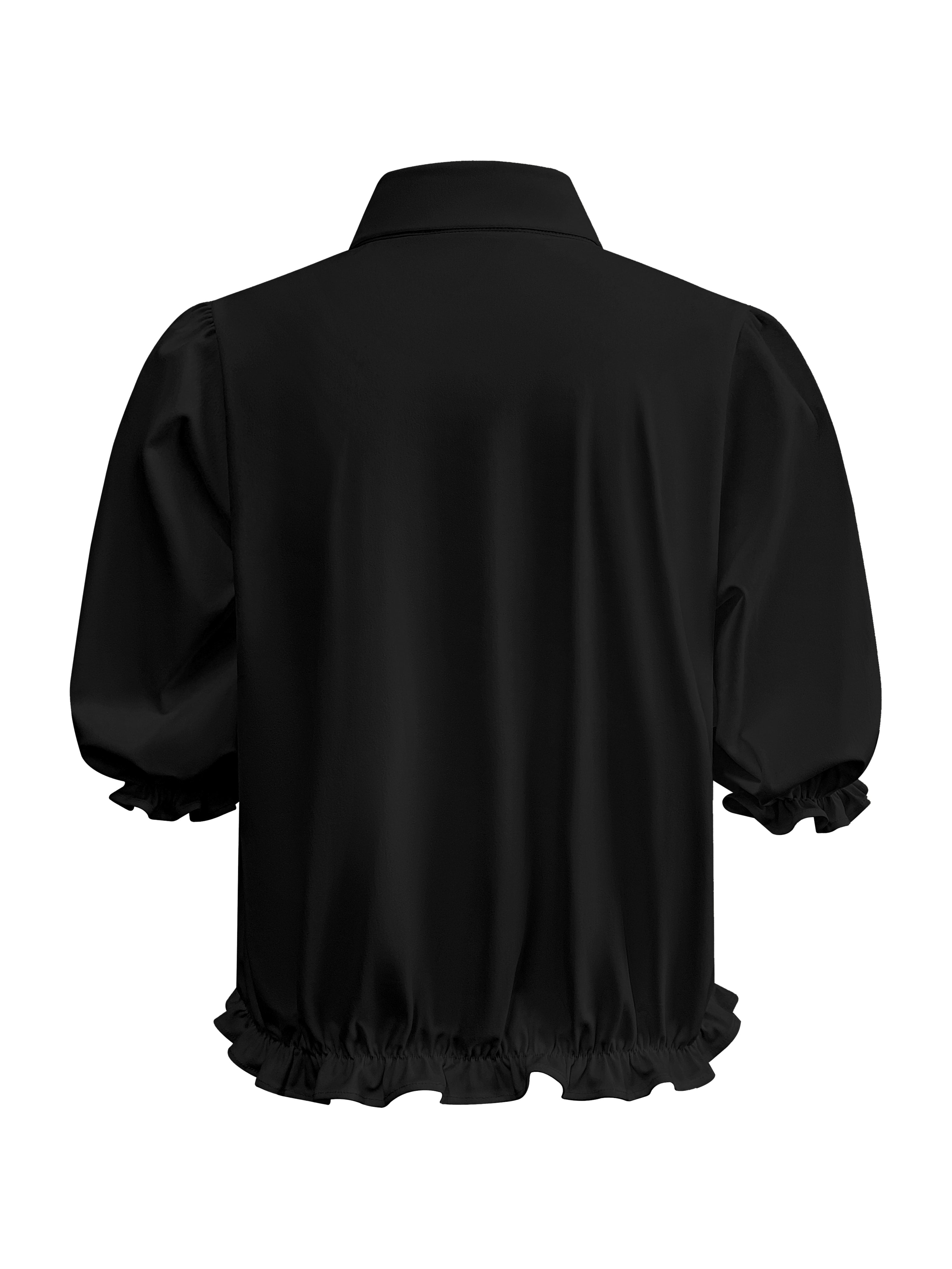 Triple Nine - Travel Blouse Dorée Zwart - 5941 Blouse - Est Voilà