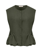 Triple Nine - Bodywarmer Bo Olijfgroen - 92428 jas - Est Voilà