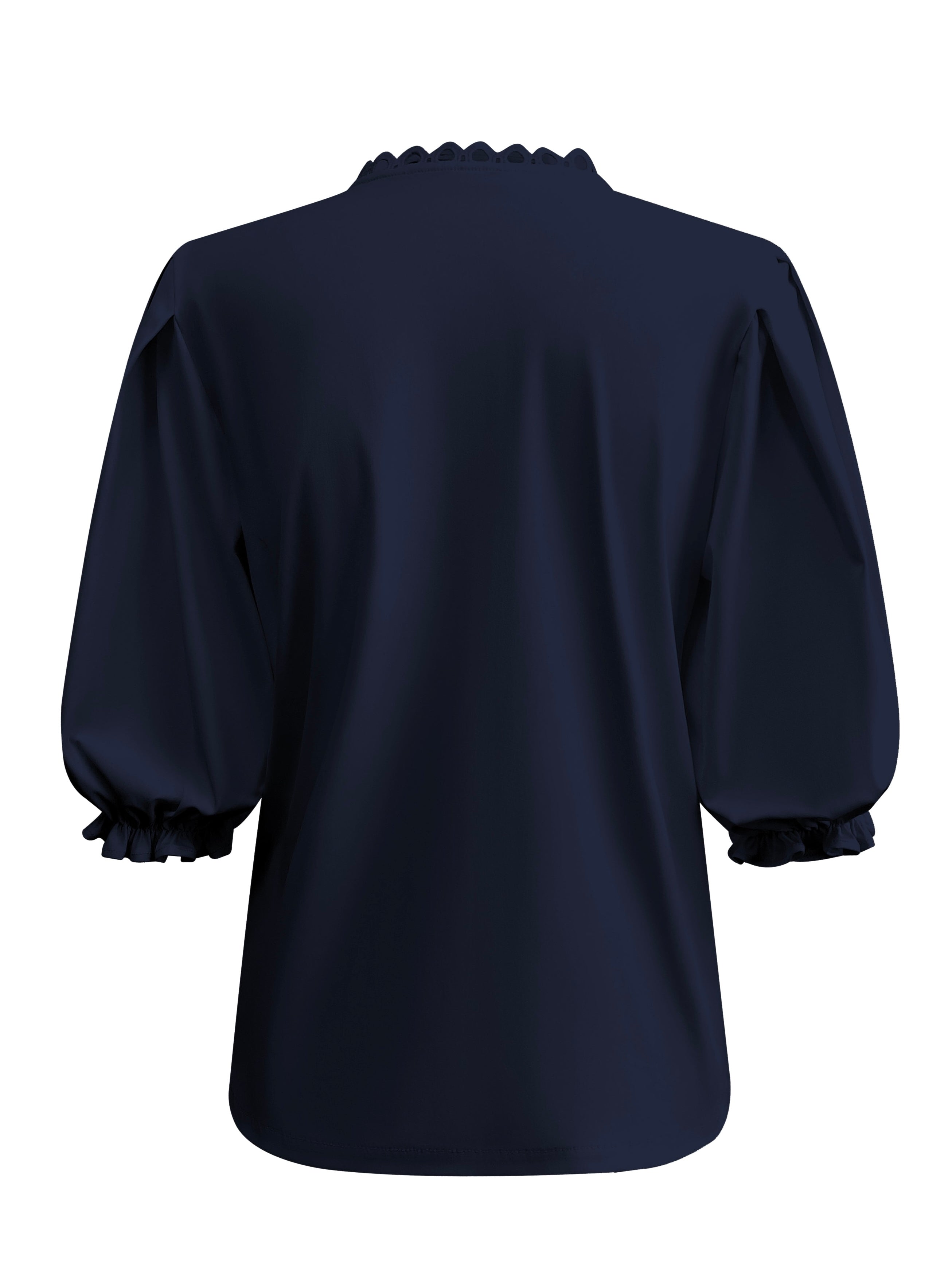 Triple Nine - Travel Blouse Juliette Navy - 5935 blouse - Est Voilà