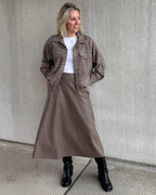 Blouson Bomber Ruit Bruin - Peet kleding