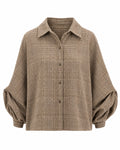 Est Voilà - Blouse Wales Ruit Caramel