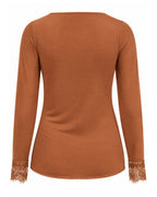 Triple Nine - Cashmere Top Lou Lou Caramel - 9003 Top - Est Voilà