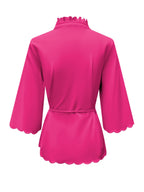 Triple Nine - Travel Blouse Chloé Fuchsia - 5937 Blouse - Est Voilà