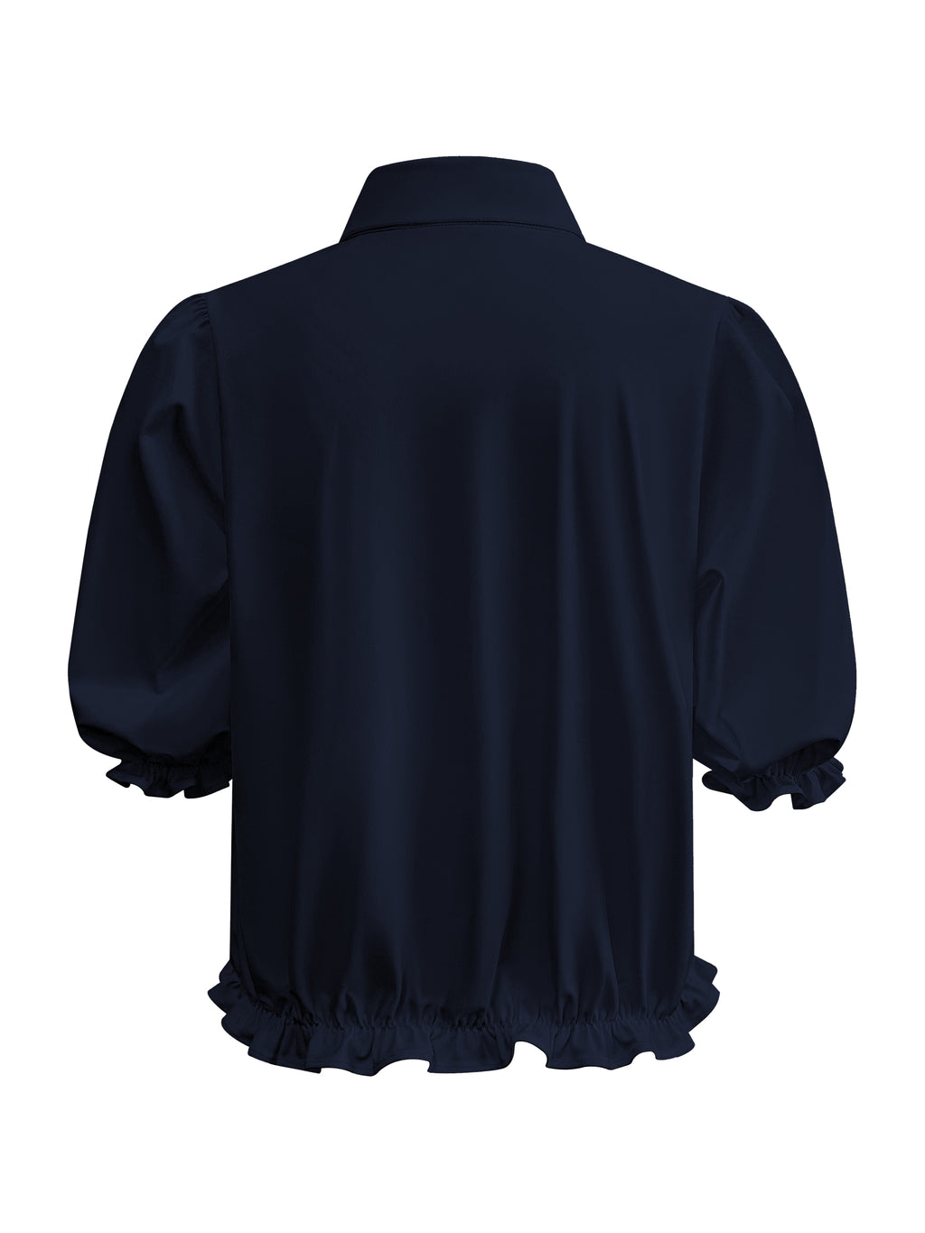 Triple Nine - Travel Blouse Dorée Navy - 5941 blouse - Est Voilà