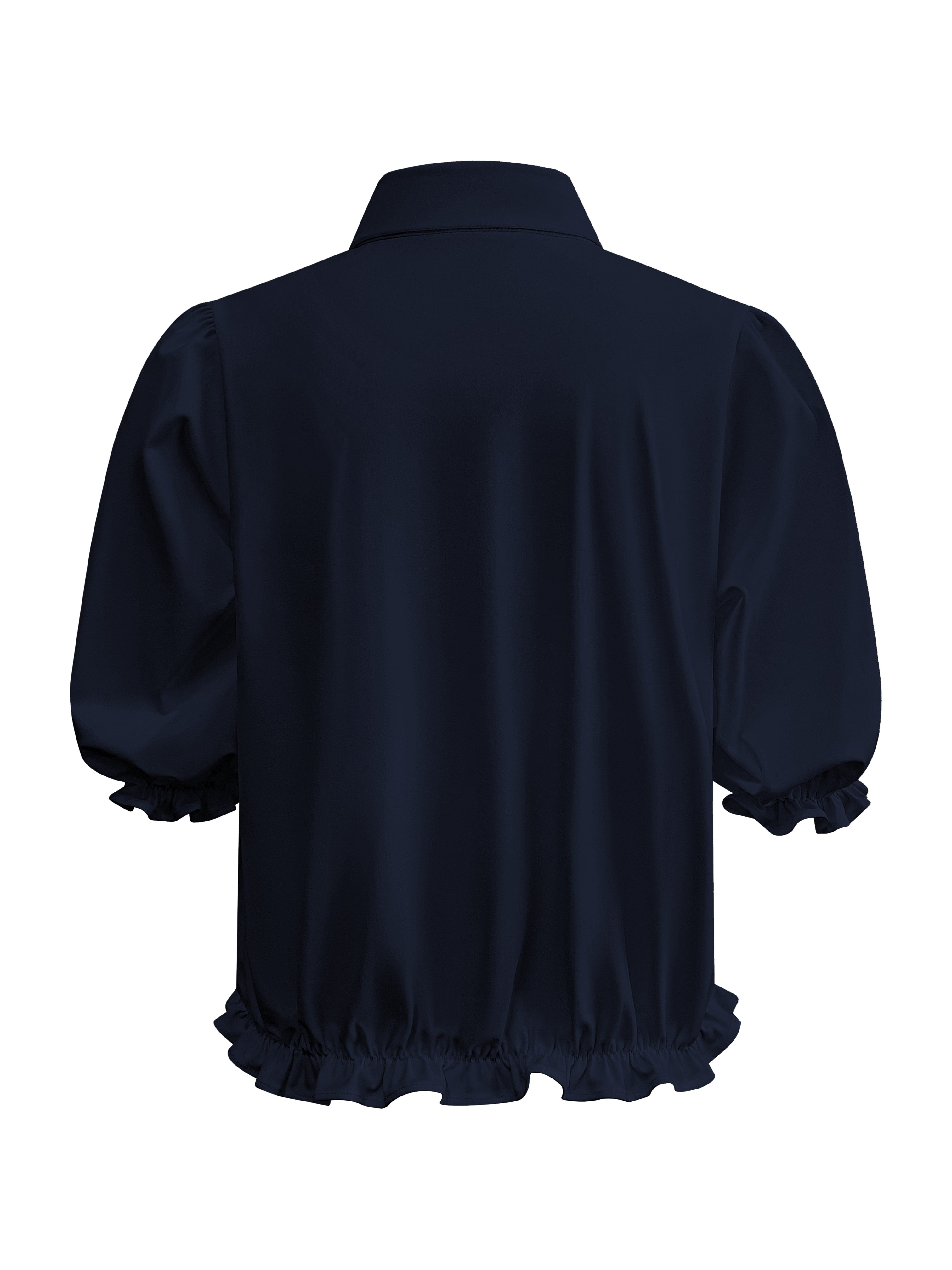Triple Nine - Travel Blouse Dorée Navy - 5941 blouse - Est Voilà