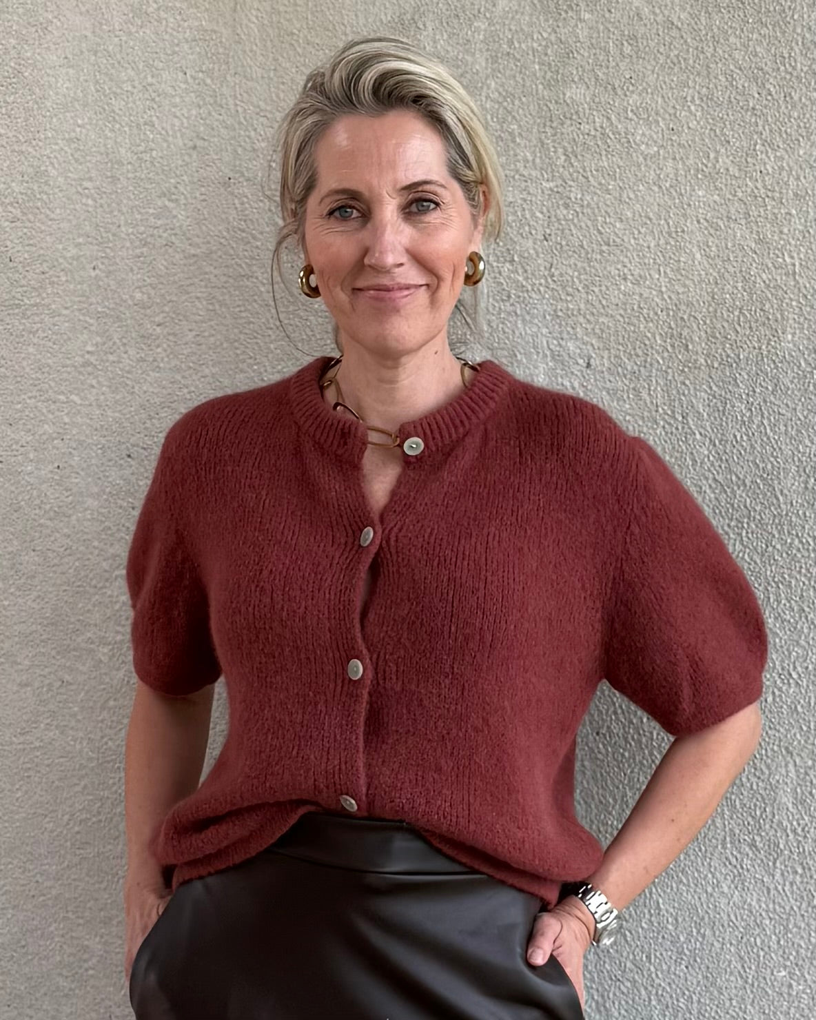 Triple Nine - Alpaca Vest Charlie Brique Vest - Est Voilà