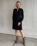 Triple Nine - Travel Jurk Melin Zwart - 51810 Jurk - Est Voilà