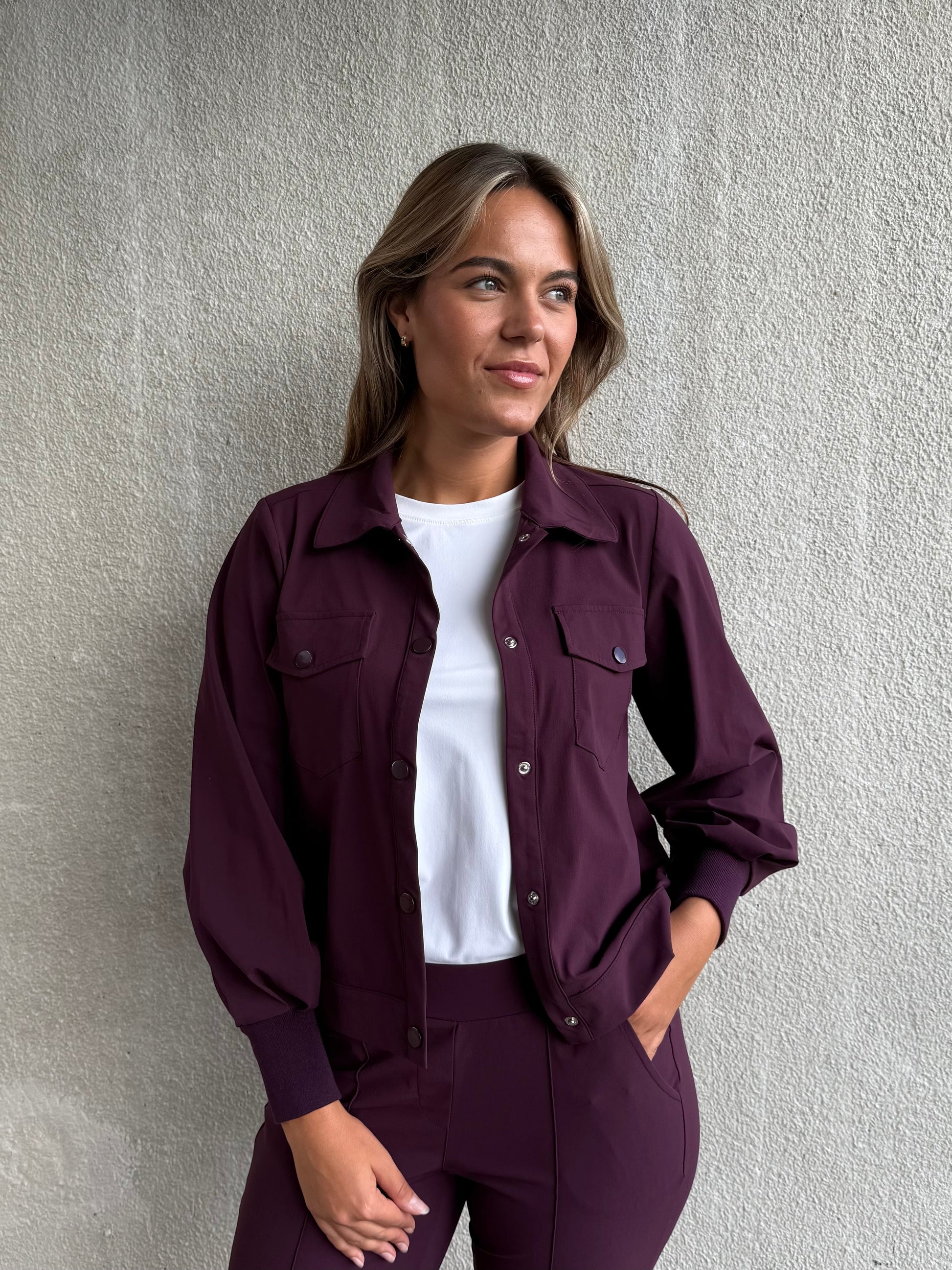 Travel Jas Lisa Aubergine - 92402