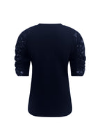 Triple Nine - Travel Top Ruth Navy - 6949 top - Est Voilà