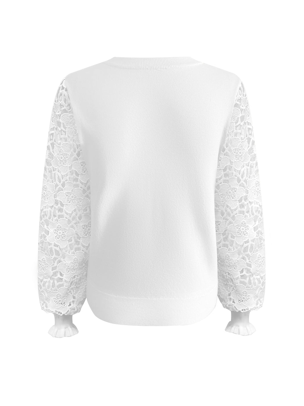 Triple Nine - Trui Louise Wit - 9006 trui - Est Voilà