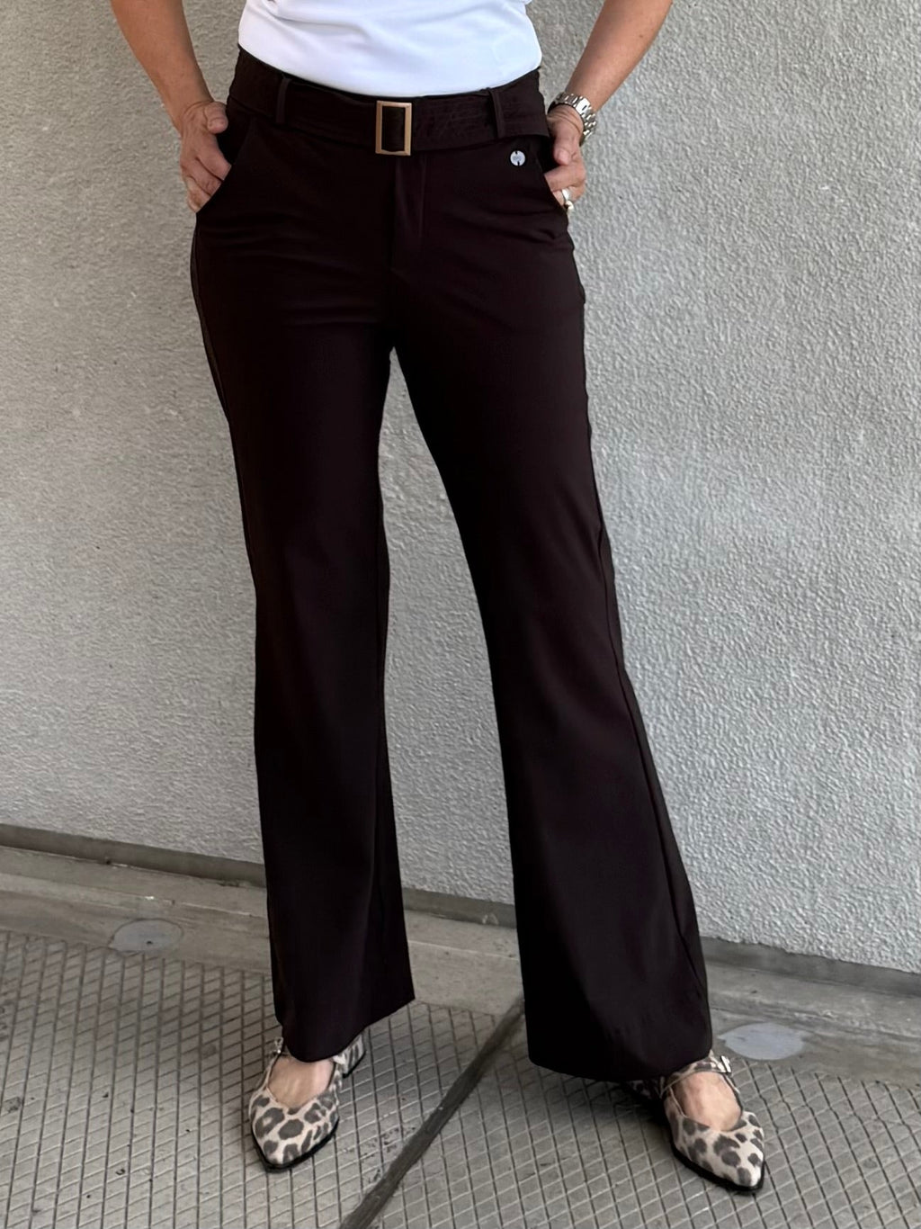 Triple Nine - Travel Broek Joy Donkerbruin - 3002 Broek - Est Voilà