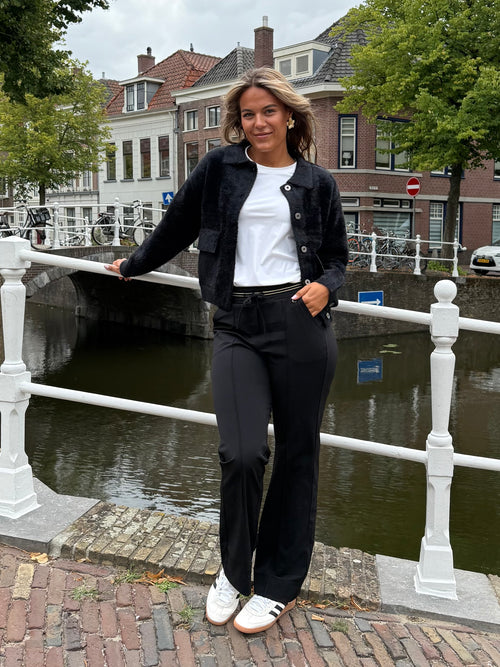 Fluffy Vest Benchi Zwart - 9002