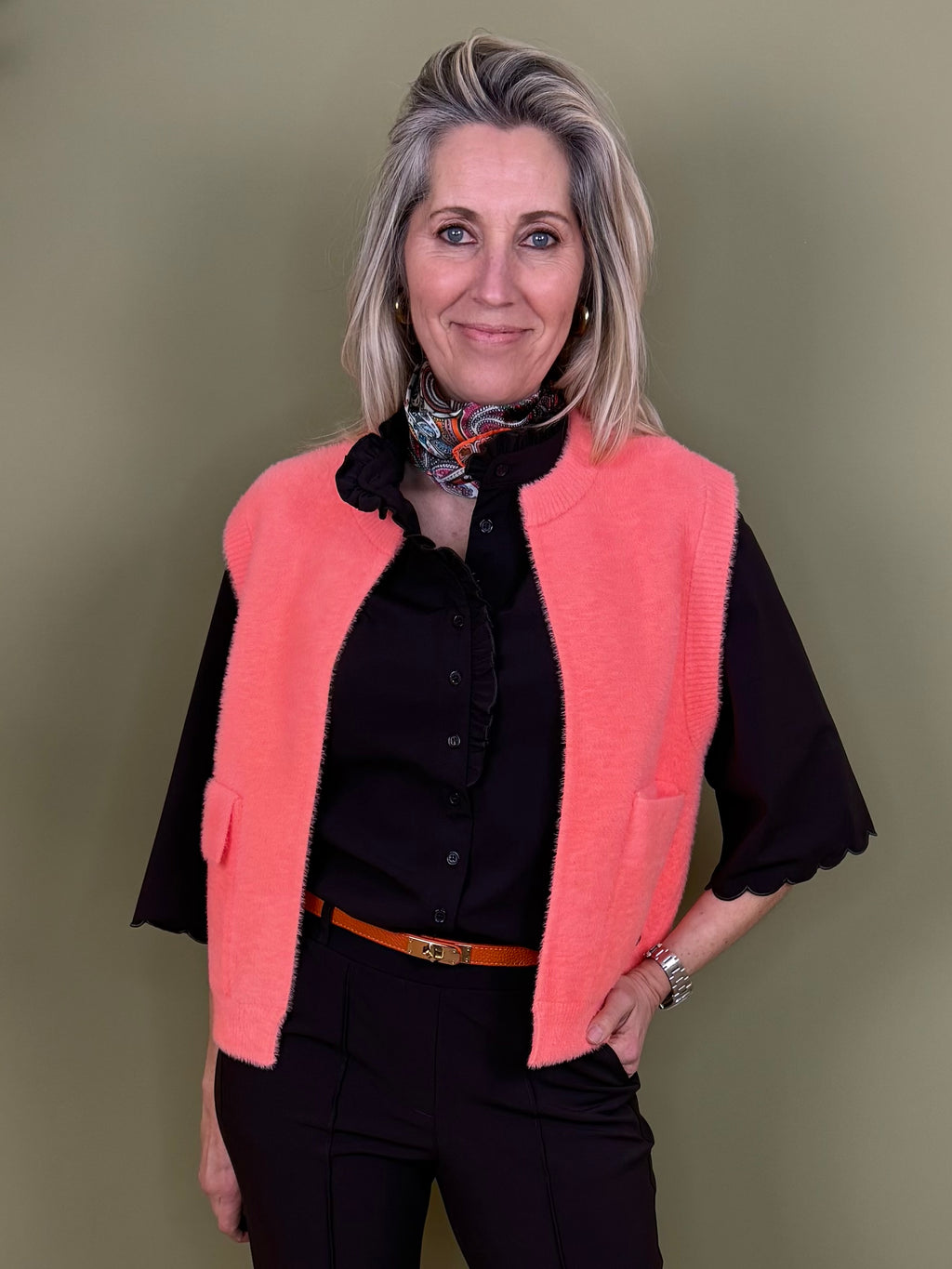 Triple Nine - Travel Blouse Chloé Donkerbruin - 5937 Blouse - Est Voilà
