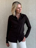 Triple Nine - Travel Blouse Mireille Donkerbruin - 4101 Blouse - Est Voilà