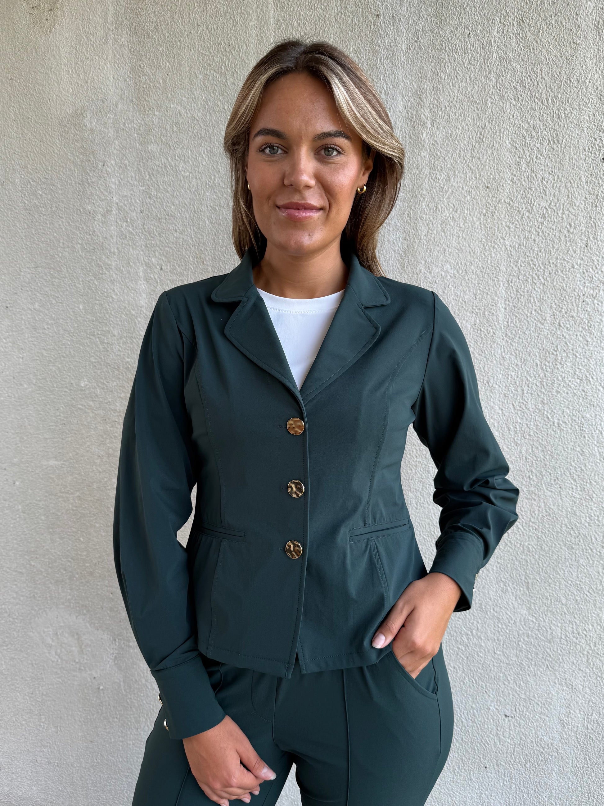 Travel Blazer Amelie Groen - 3904