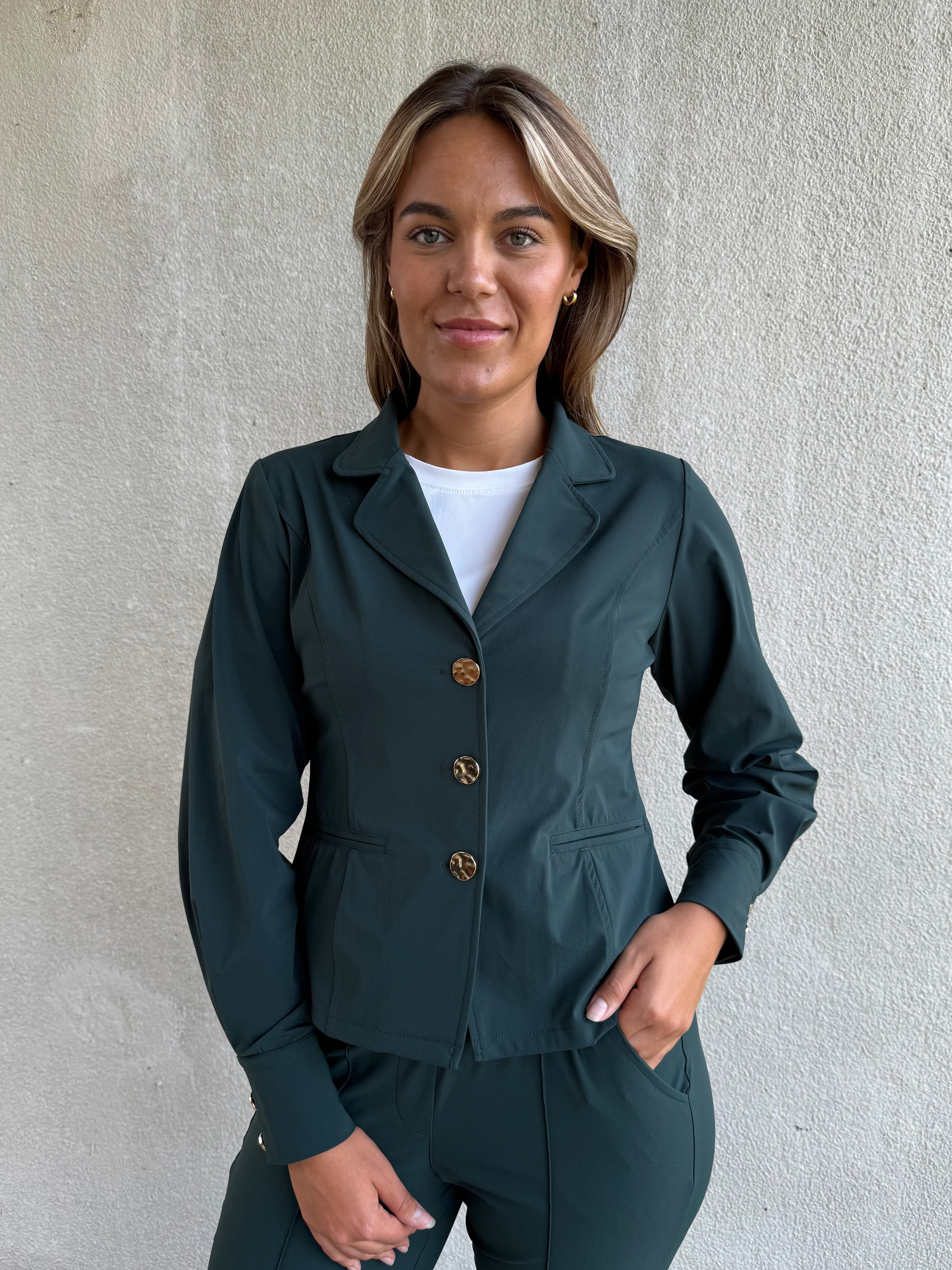 Travel Blazer Amelie Groen - 3904 Blazer - Est Voilà