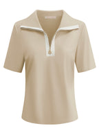 Triple Nine - Travel Top Monica Beige - 6945 top - Est Voilà