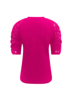 Triple Nine - Travel Top Ruth Fuchsia - 6949 top - Est Voilà
