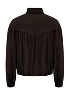 Triple Nine - Travel Blouse Sasha Donkerbruin - 5951 Blouse - Est Voilà