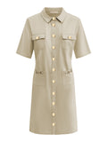 Triple Nine - Travel Jurk Rose Beige - 51824 Jurk - Est Voilà