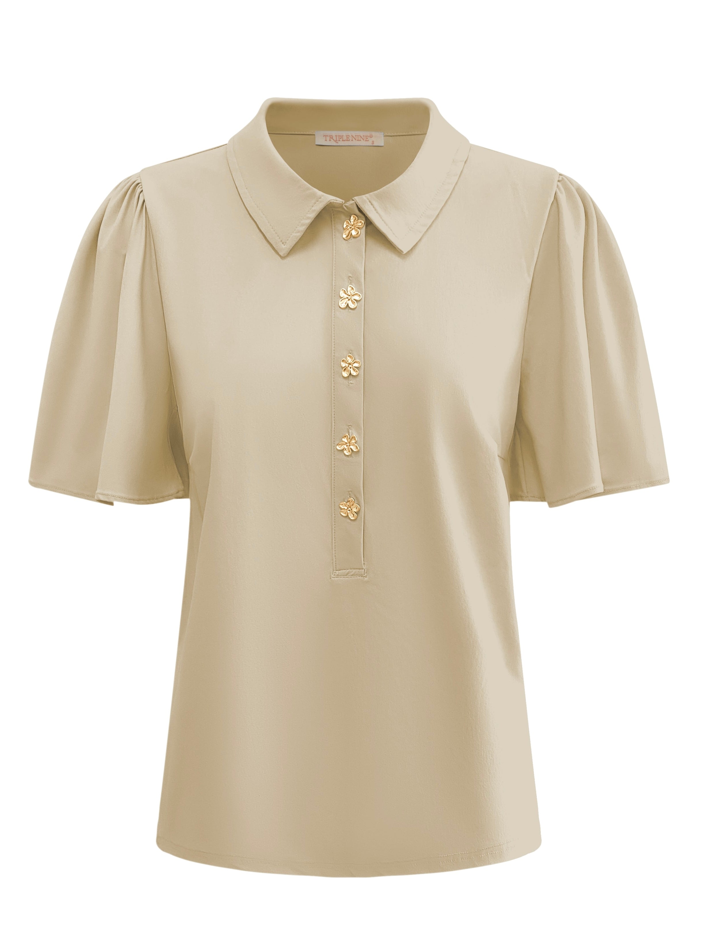 Triple Nine - Travel Top Melodie Beige - 6942 top - Est Voilà