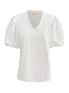 Triple Nine - Travel Top Liz Wit - 6947 top - Est Voilà