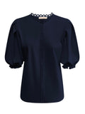 Triple Nine - Travel Blouse Juliette Navy - 5935 blouse - Est Voilà